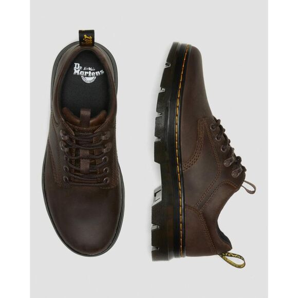 Dr. Marten's / Reeder Crazy Horse Leather Utility Shoes / Stylish Docs Lace Up - Picture 10 of 11